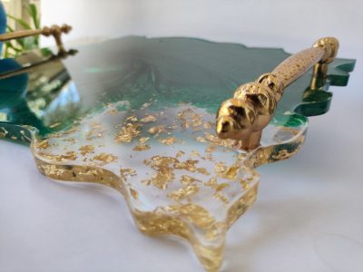 سینی پذیرایی رزین
