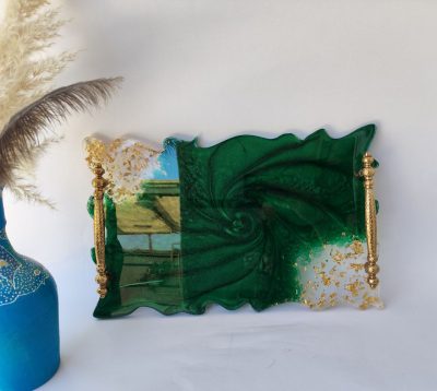 سینی پذیرایی رزین - Image 2