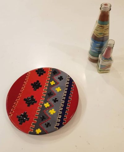 دیوار کوب سفالی