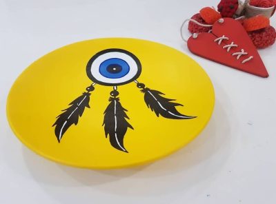 دیوار کوب سفالی